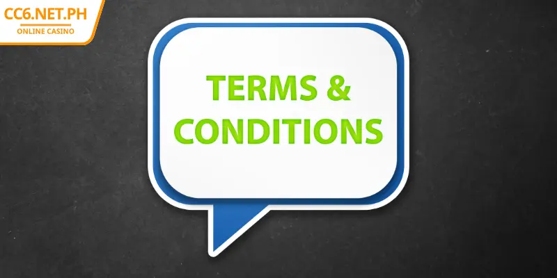 CC6 Terms and Conditions - Important Regulations to Follow 1 Member Responsibilities in CC6 Terms and Conditions