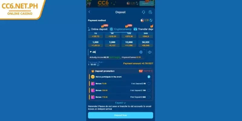 CC6 Deposits – Transaction Guide via GCash in 1 Minute 2 Step-by-step guide to CC6 Deposits